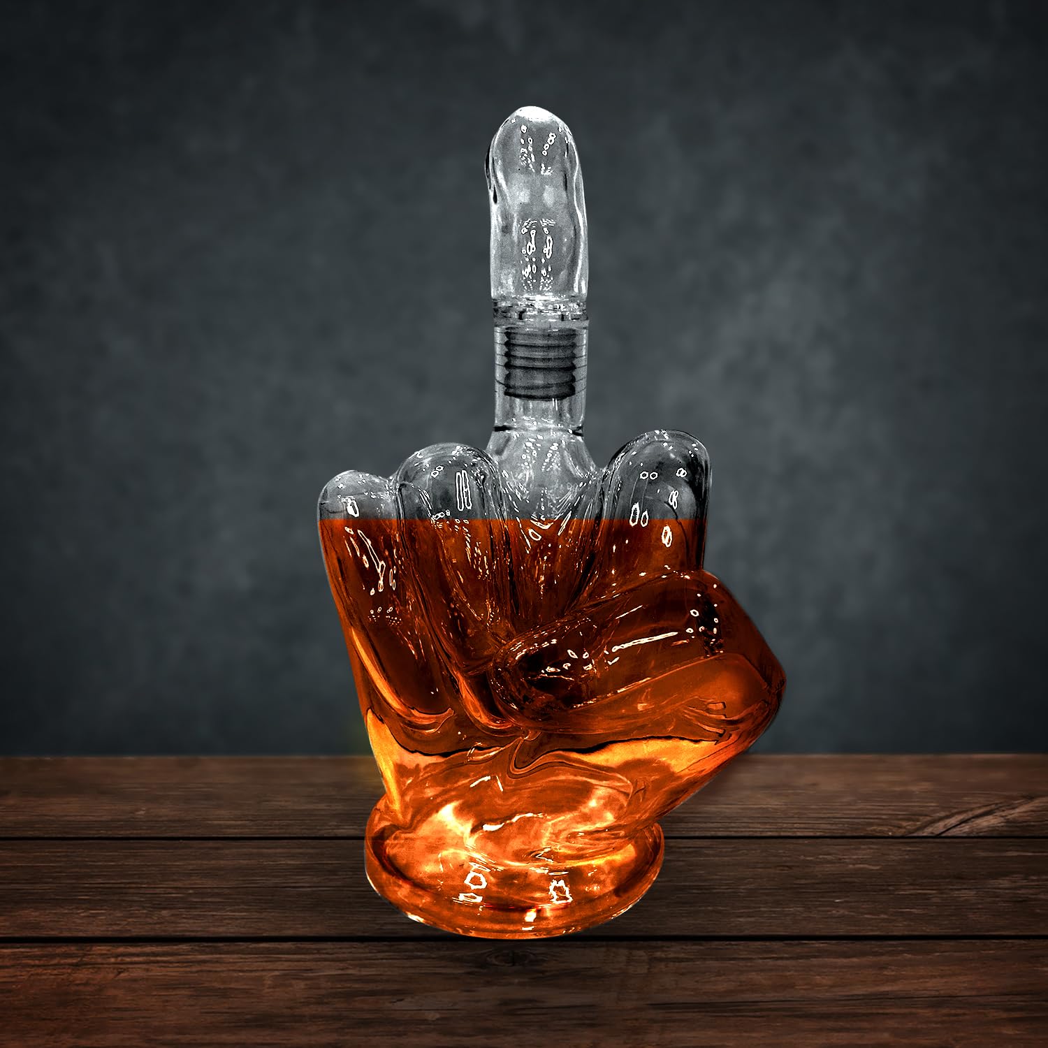 Cadeaux whisky pour homme, décoration du majeur, carafe à whisky, carafe en verre de 750 ml de capacité