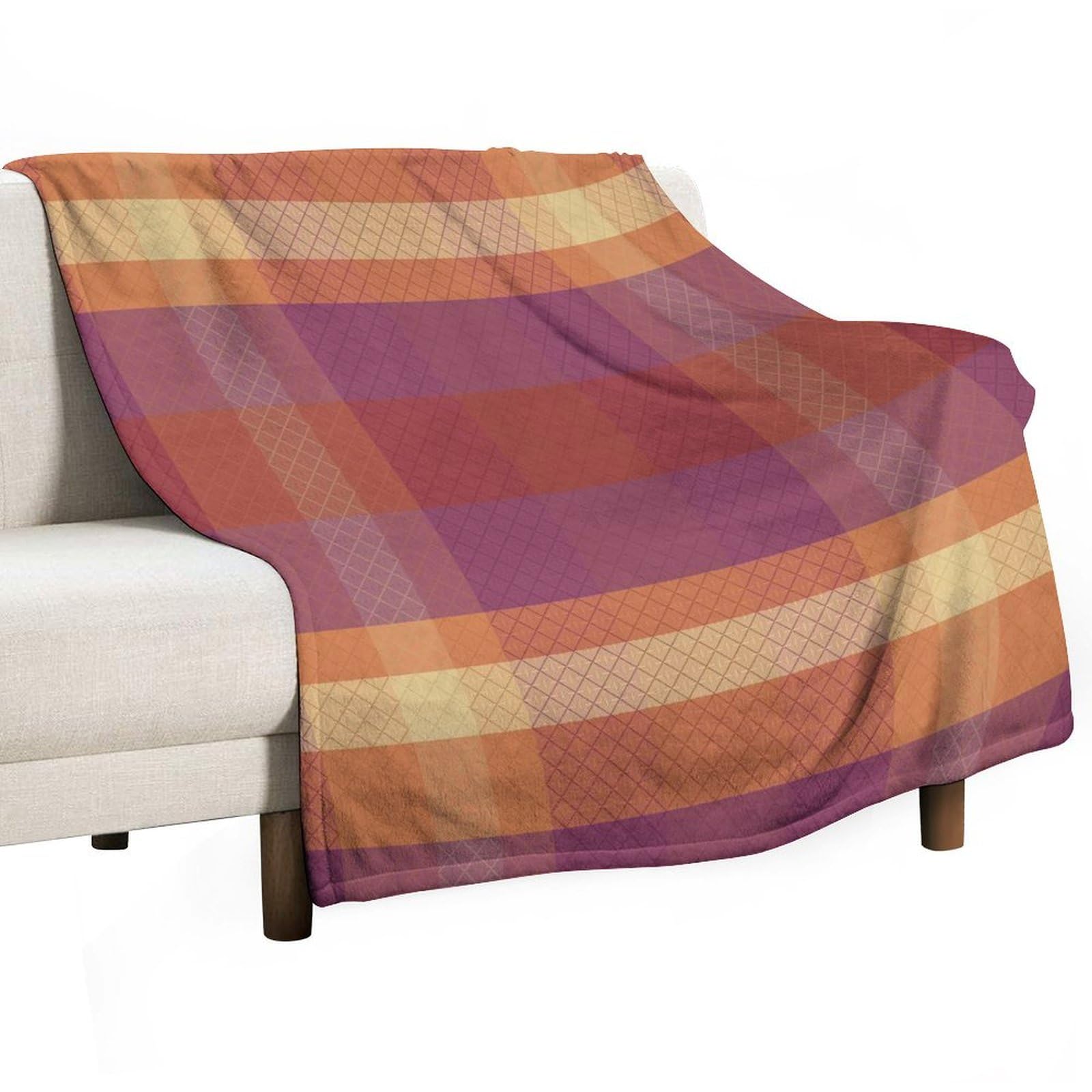 Couverture polaire en flanelle pelucheuse Buffalo Check, le cadeau idéal pour toute la famille