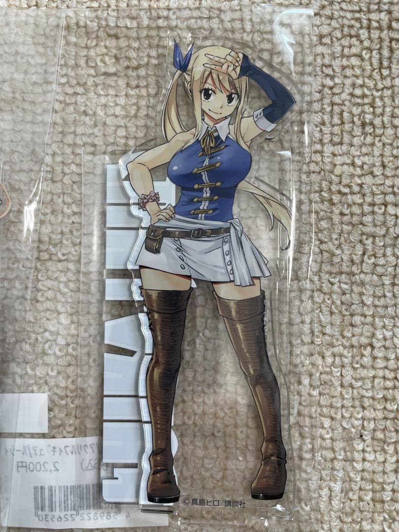 Amazon.co.jp: フェアリーテイル 版画展 アクリルスタンド ナツ グレイ 