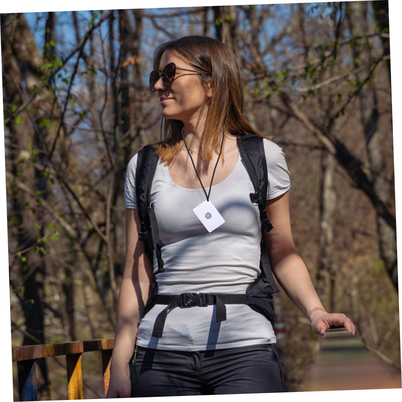 SUPVOX Signal Mirror Outdoor Survival Reflective Mirror Hook Multifunctional for Travel Emergency