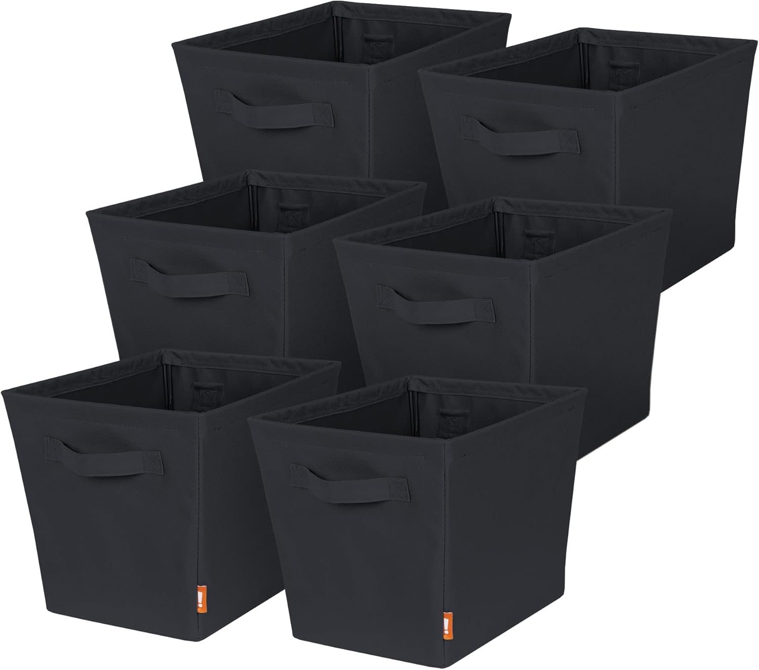 neatfreak! Set of 6 Small Storage Bin with Sewn on Handles