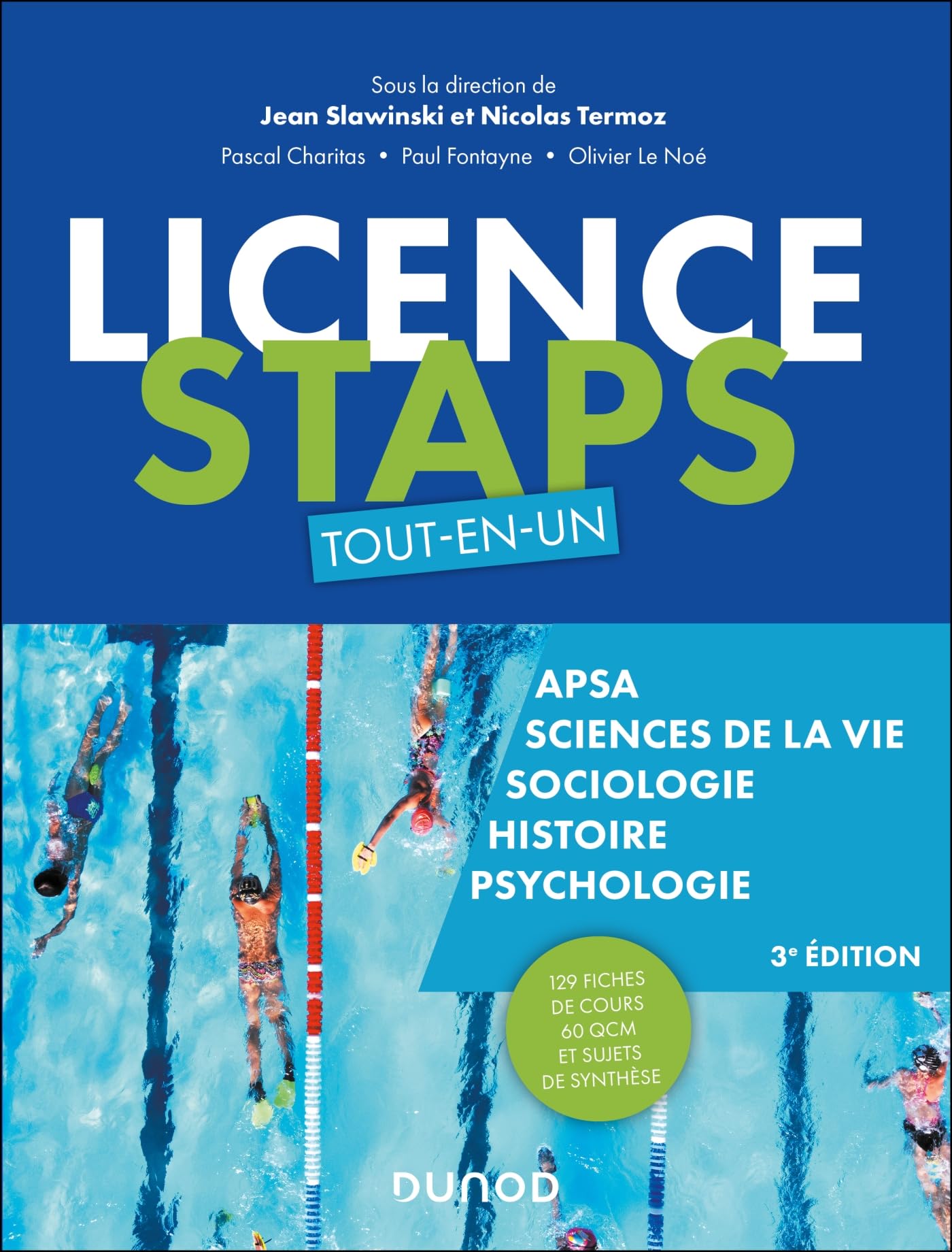 Licence STAPS Tout en un - 3e éd: 129 fiches de cours, 60 QCM et sujets de synthèse
