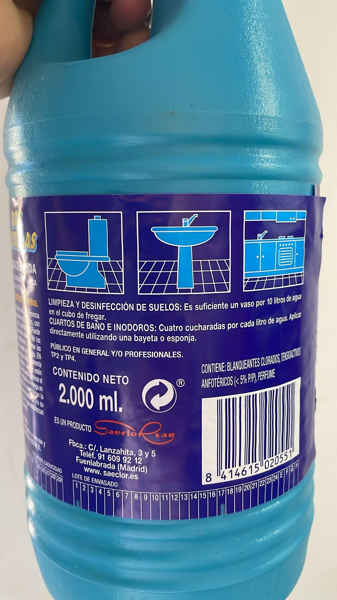 Lejia Con Detergente 3 Pack Doble Accion Limpieza Profunda Desinfeccion Total Elimina Malos Olores Ideal Cocinas Baños Electrodomesticos Multiusos Superficies old