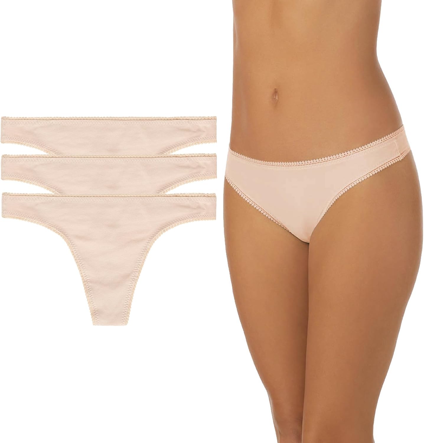 OnGossamer womens Cabana Cotton Hip G 3 Pack