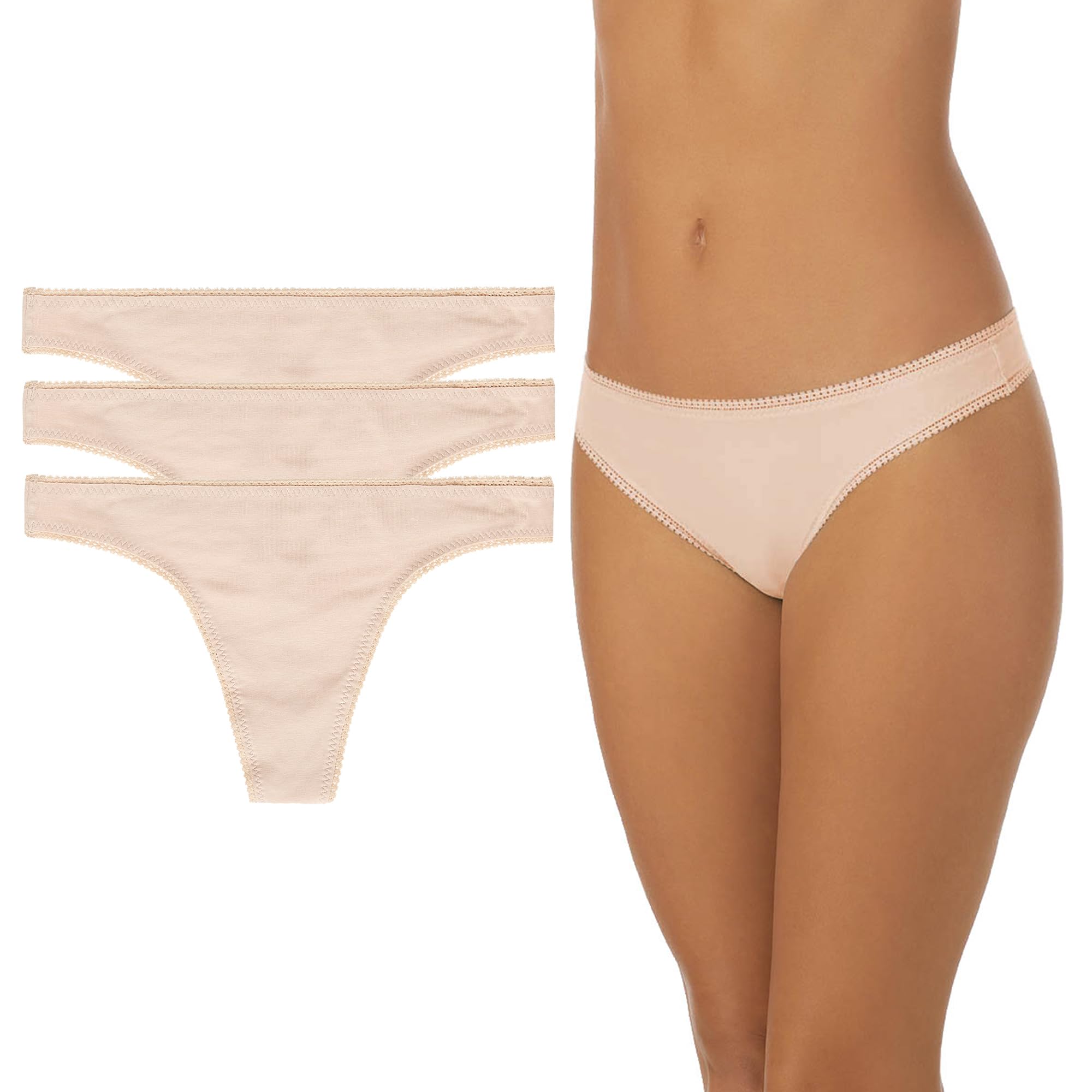 ongossamer Women's Thongs (Pack of 3)-picture-36