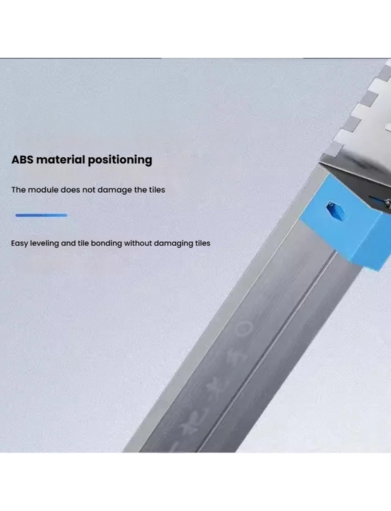 Verstellbare Kerbkelle mit ergonomischem Griff für müheloses Verteilen von Fliesenkleber, perfekt für professionelle und Heimwerker-Flieseninstallation