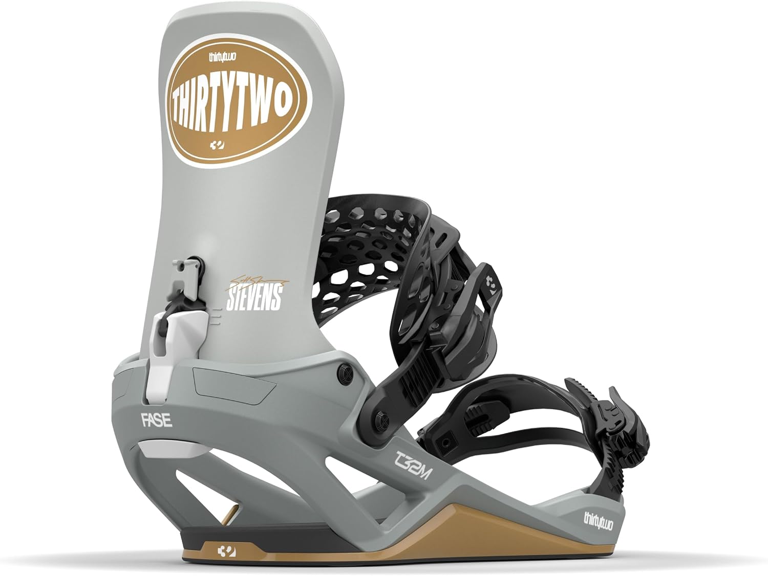 ThirtyTwo T32M Fase Snowboard Bindings – Bradshaw Pro Model with Medium-Stiff Flex & Asym Support