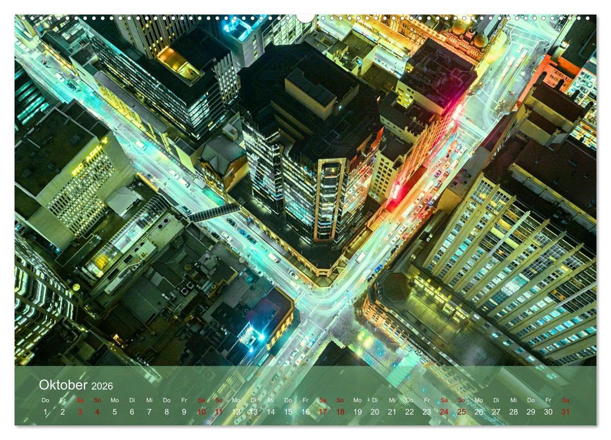 Traffic Lights - Großstadtverkehr der schönsten Metropolen von oben (hochwertiger Premium Wandkalender 2026 DIN A2 quer), Kunstdruck in Hochglanz: ... aufregender Weltstädte (CALVENDO Orte)