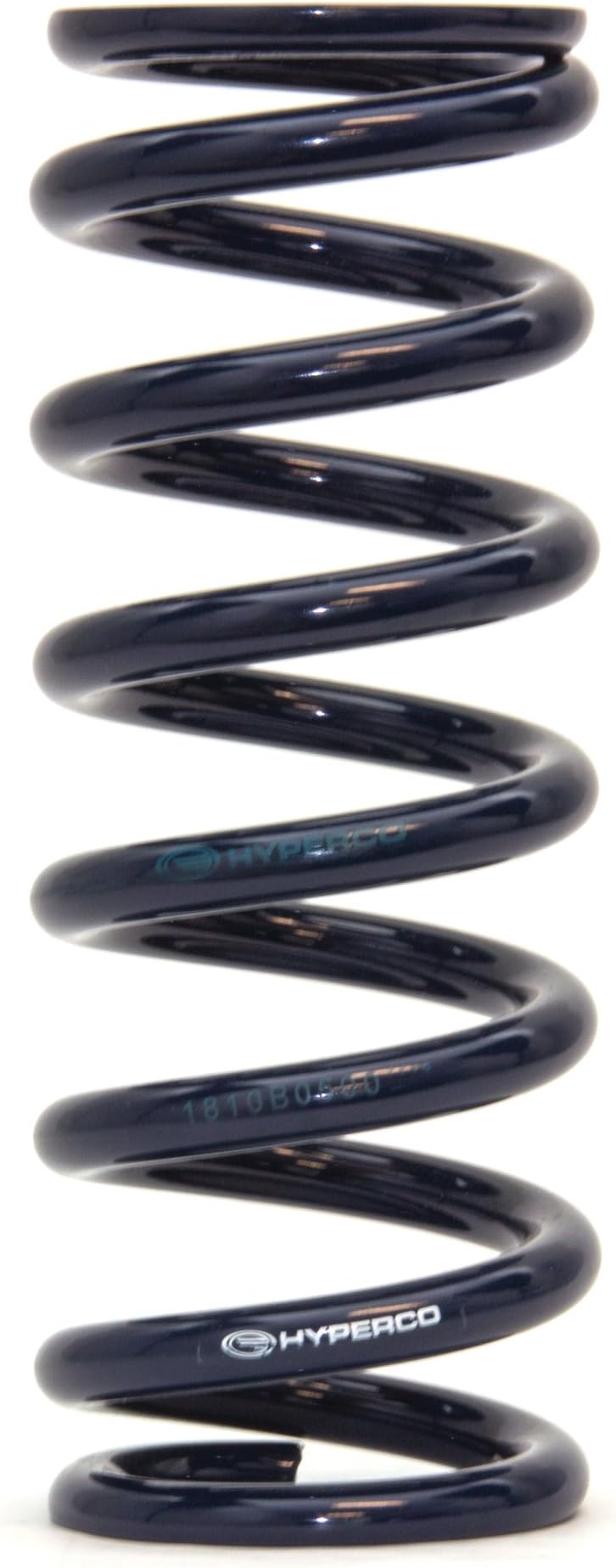 Hyperco 1810B0350 Blue 2.50" I.D. 10" Free Length Steel Coil-Over Spring with 350 lbs. Spring Rate