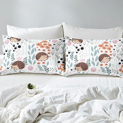 Vista 84 de Erosebridal Funda de edredón de zorro kawaii, juego de ropa de cama de zorro de dibujos animados, funda de edredón con 2 fundas de almohada para Fox