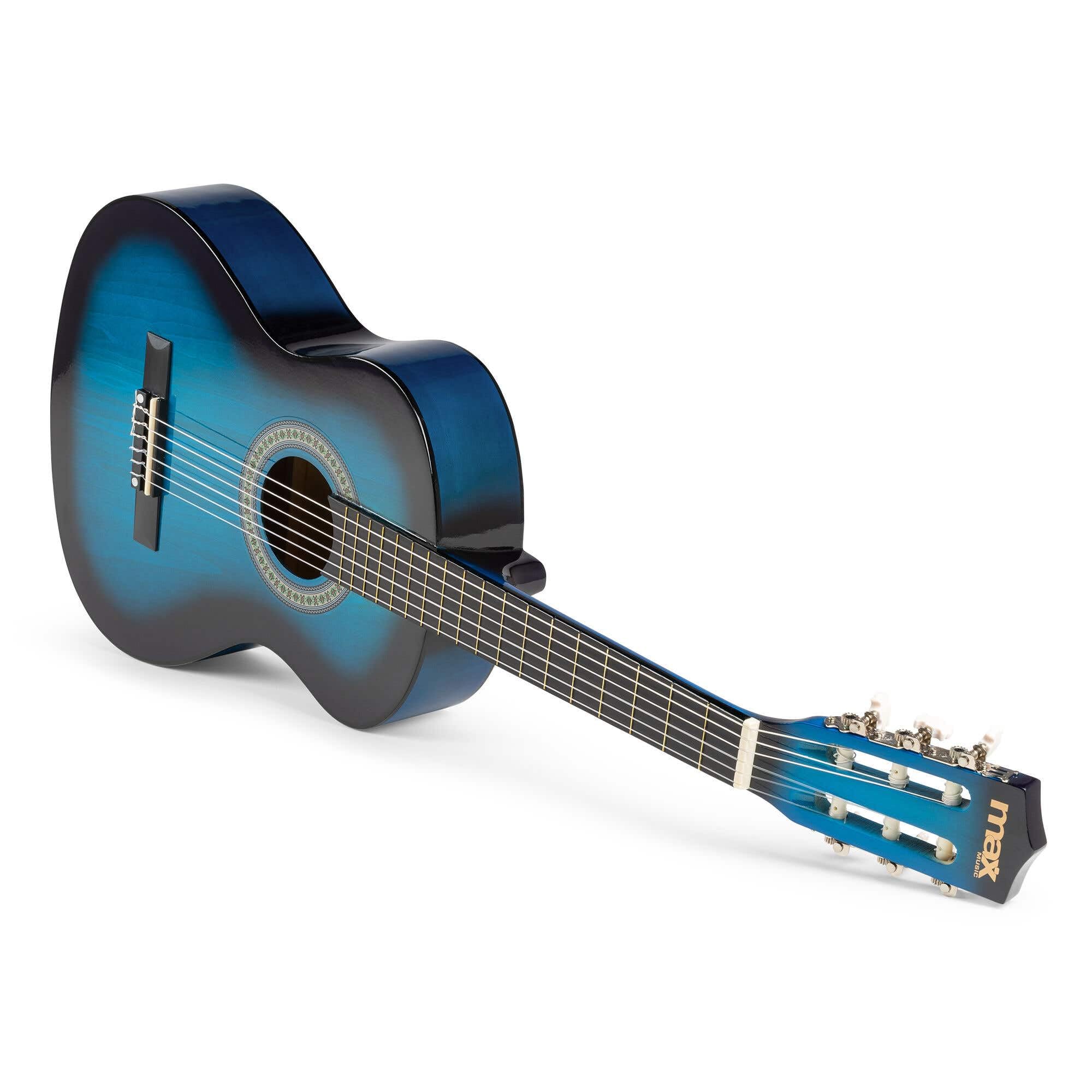 SoloArt Junior chitarra acustica classica 3/4 per bambini corde nylon legno tiglio set custodia accordatore tracolla plettri