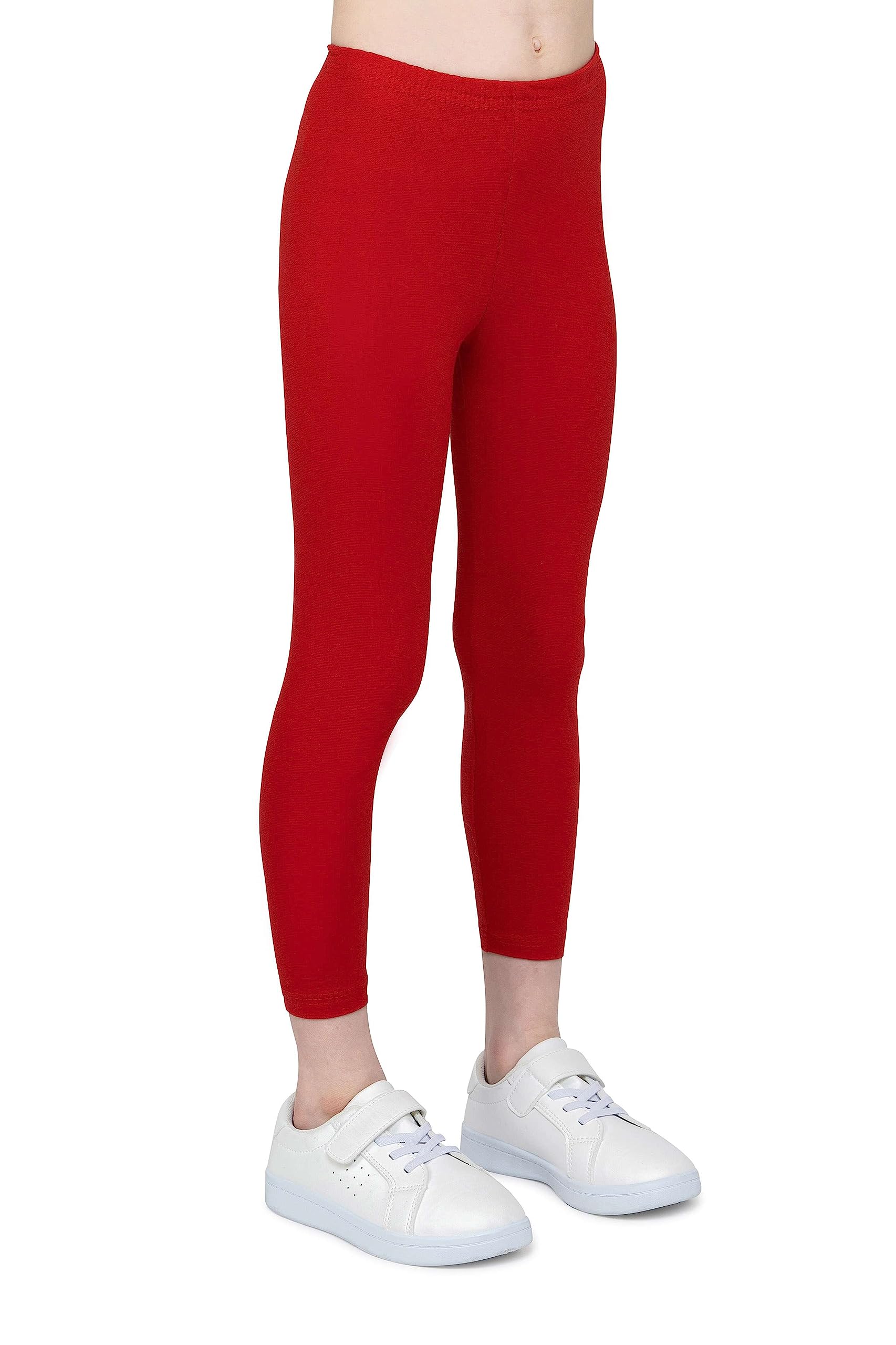 infatti Leggings in Cotone per Bambina, Pantaloni Morbidi e Comodi per Bambini, Allenamento Casual, Stile Elegante, Abbigliamento Basic Zoe
