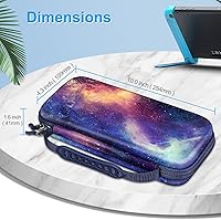 Vista 23 de Fintie Carrying Case for Nintendo Switch OLED Model 7.0"/Switch 6.2", Portable Traveler Protective Cover Storage Bag with 10 Game Card Slots & Inner