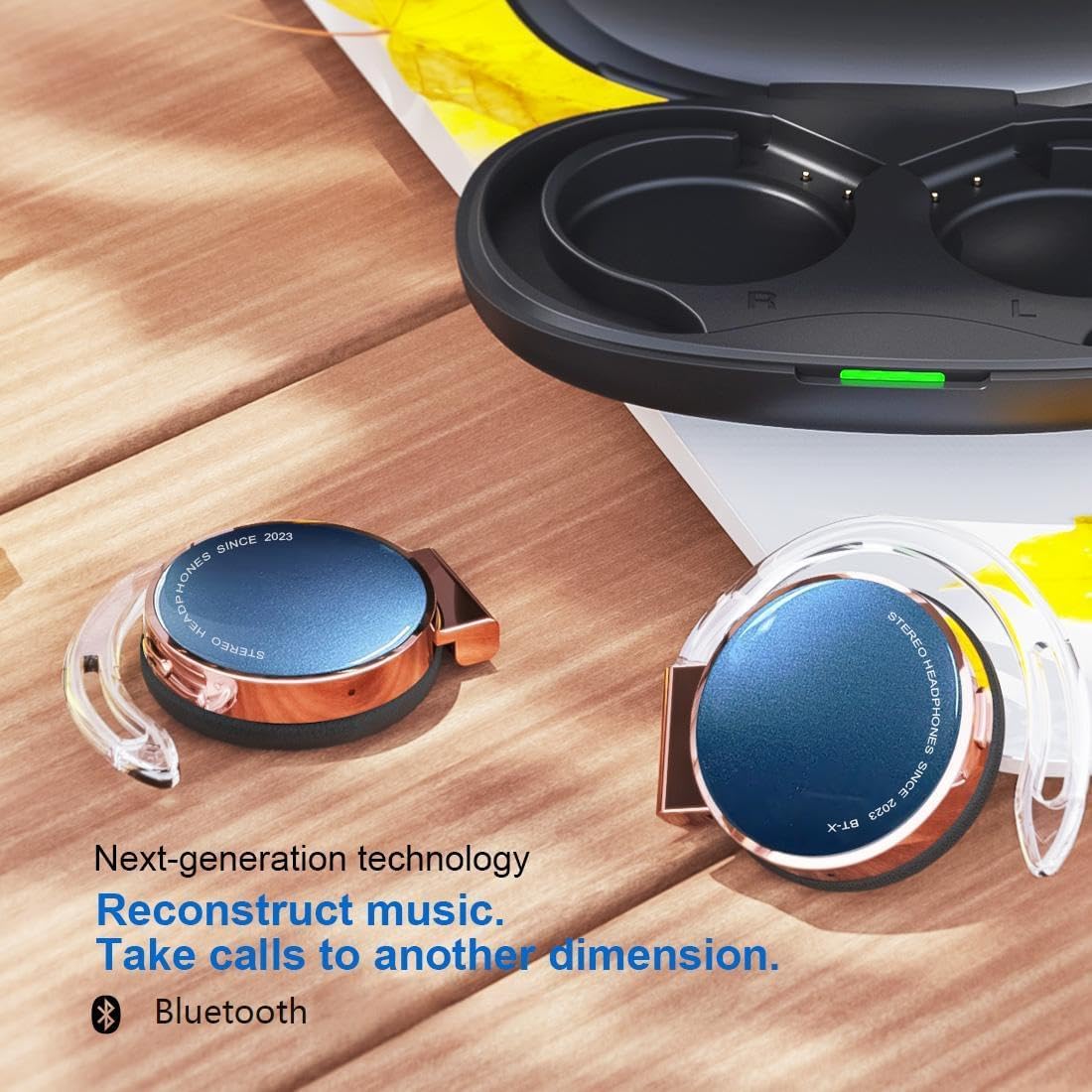 Over Ear Wireless Earbuds Earhooks Bluetooth Headphones Open Ear Headphones Wireless Headset Clip on Earphones Bluetooth Earbuds for Home - Image 2