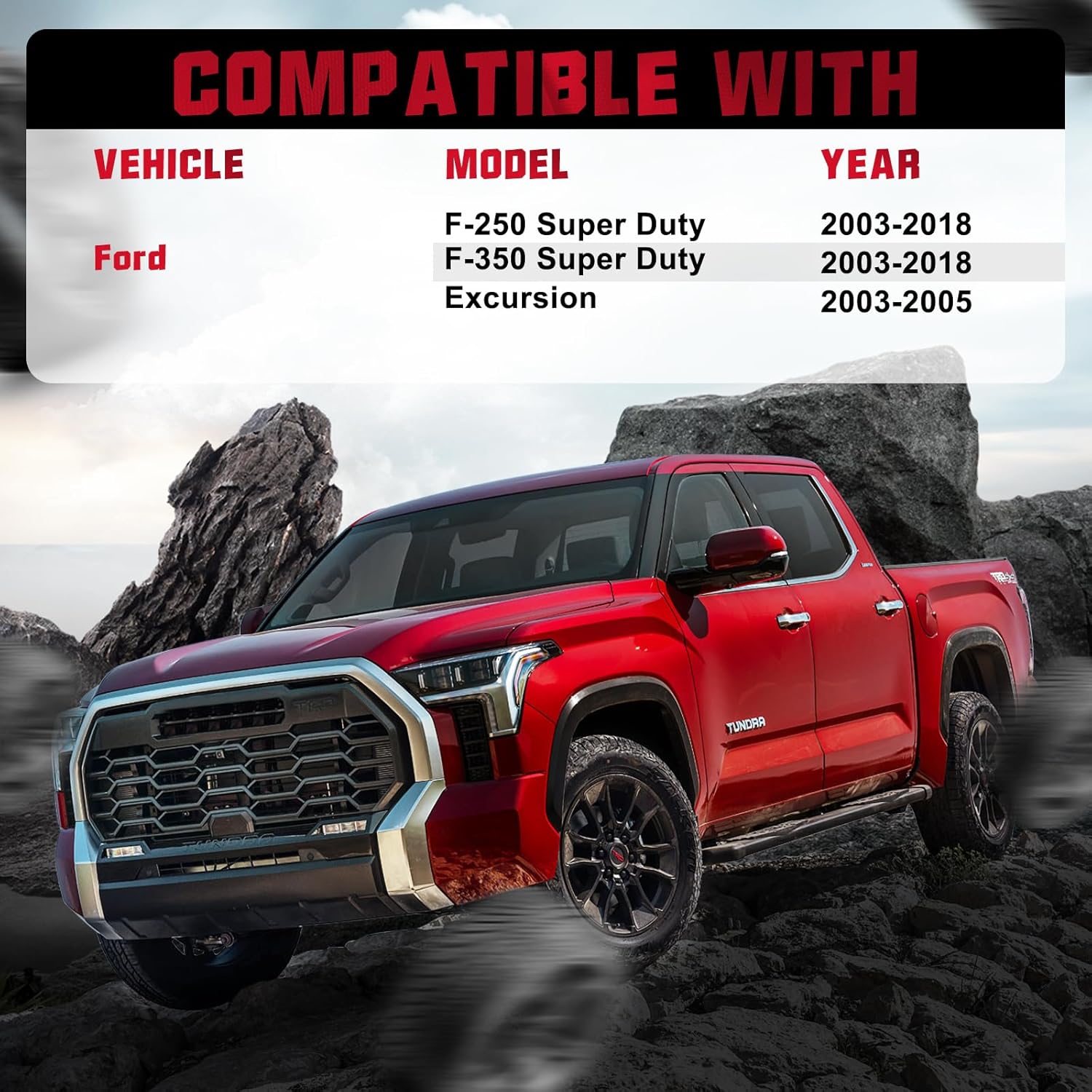 BDFHYK 8x170mm Wheel Spacer 2 inch (50mm) Compatible with F250 F350 Super Duty 2003-2018,Excursion 2003-2005 M14x1.5 87.1mm Hub Bore Compatible with 03-05 Excursion, Set of 4,Not Hubcentric