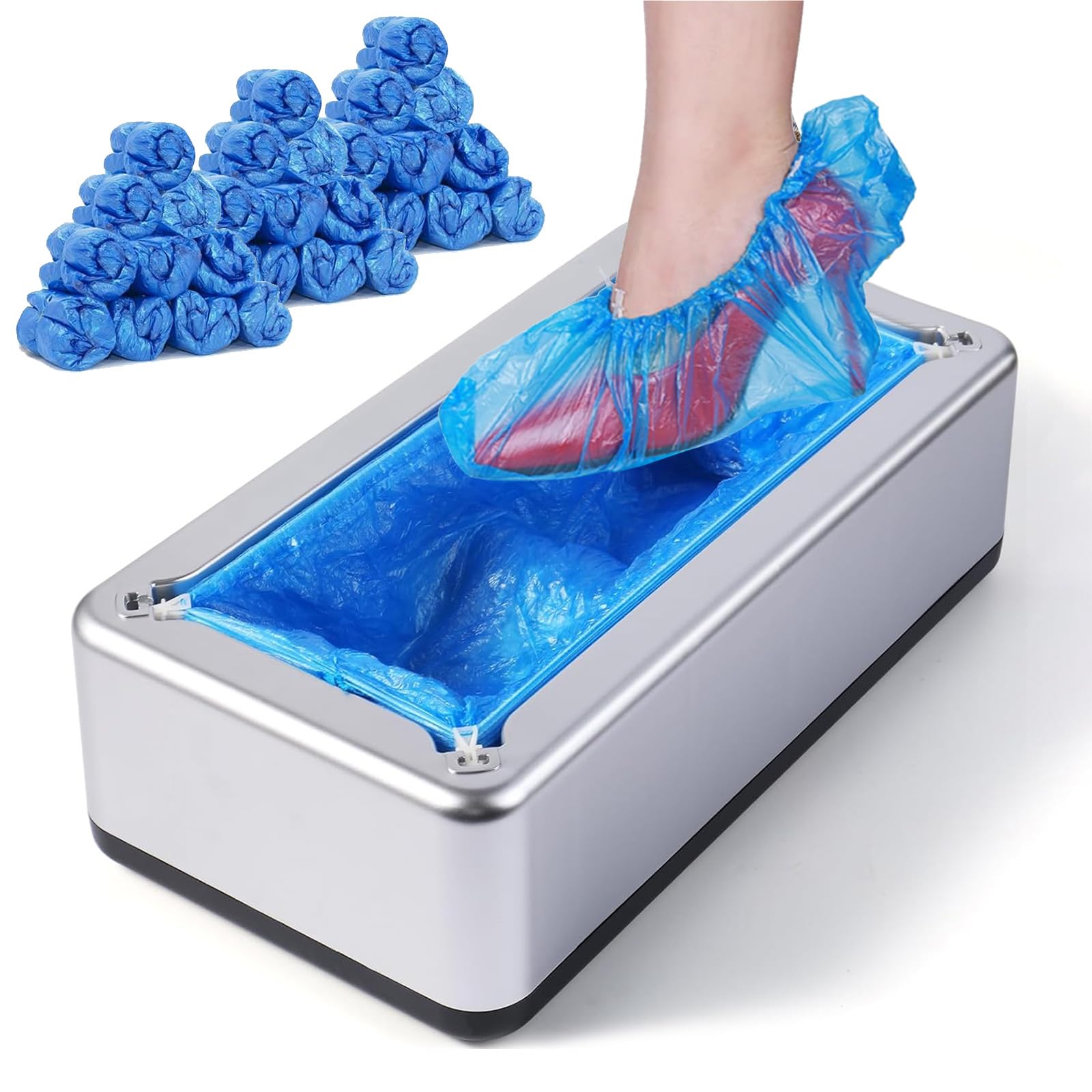 Copriscarpe automatico con 300 pezzi, usa e getta, per casa, ufficio, hotel, supermercato, laboratorio, antiscivolo e impermeabile