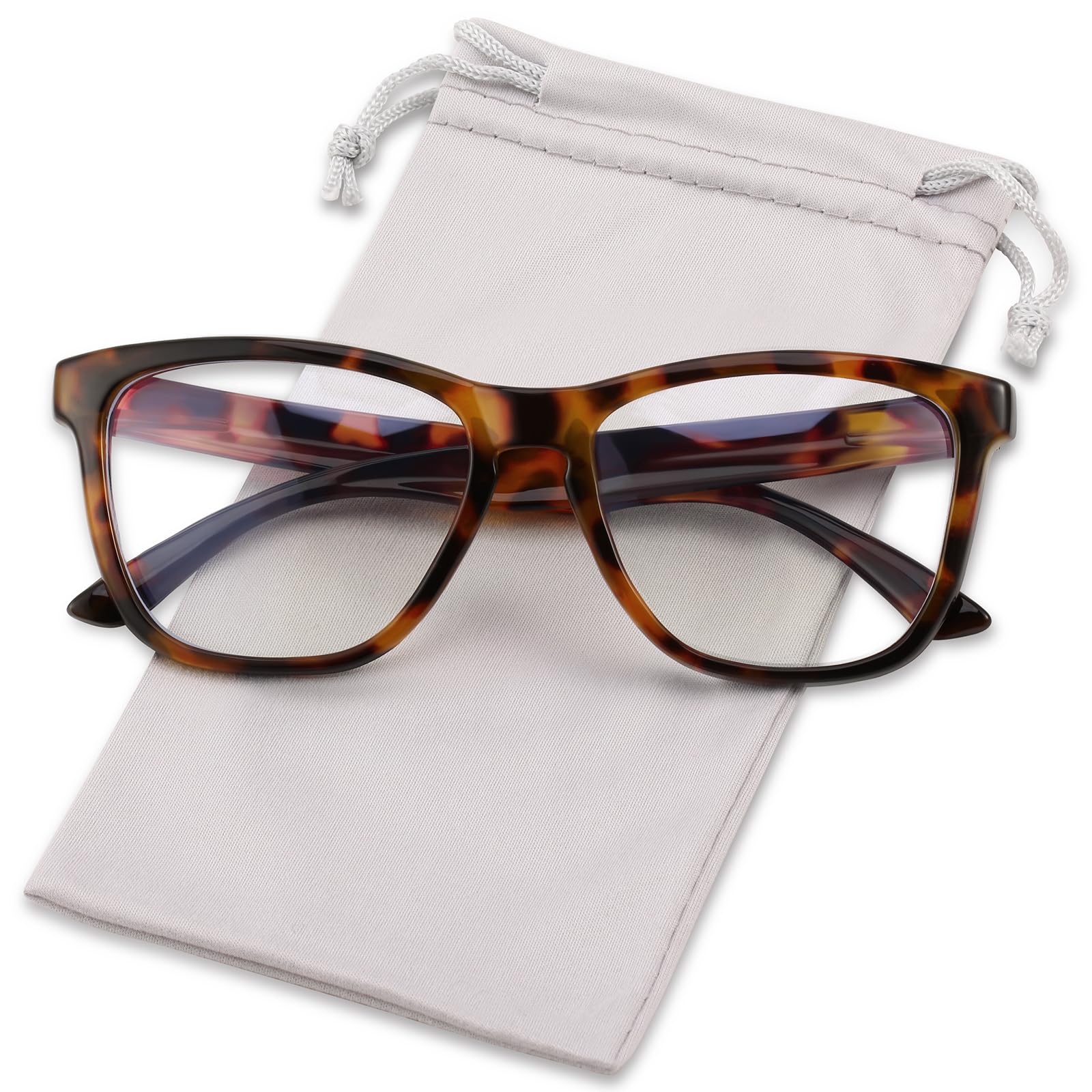 YMRFW Retro Blue Light Blocking Glasses for Women Men Classic Style Computer TV Eyeglasses Anti Eyestrain