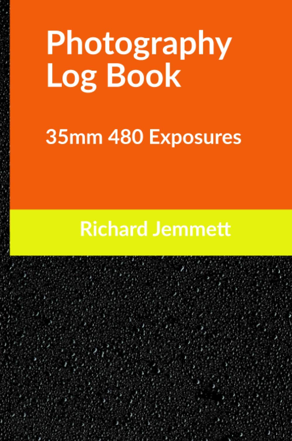 Photography Log Book 35mm 480 Exposures