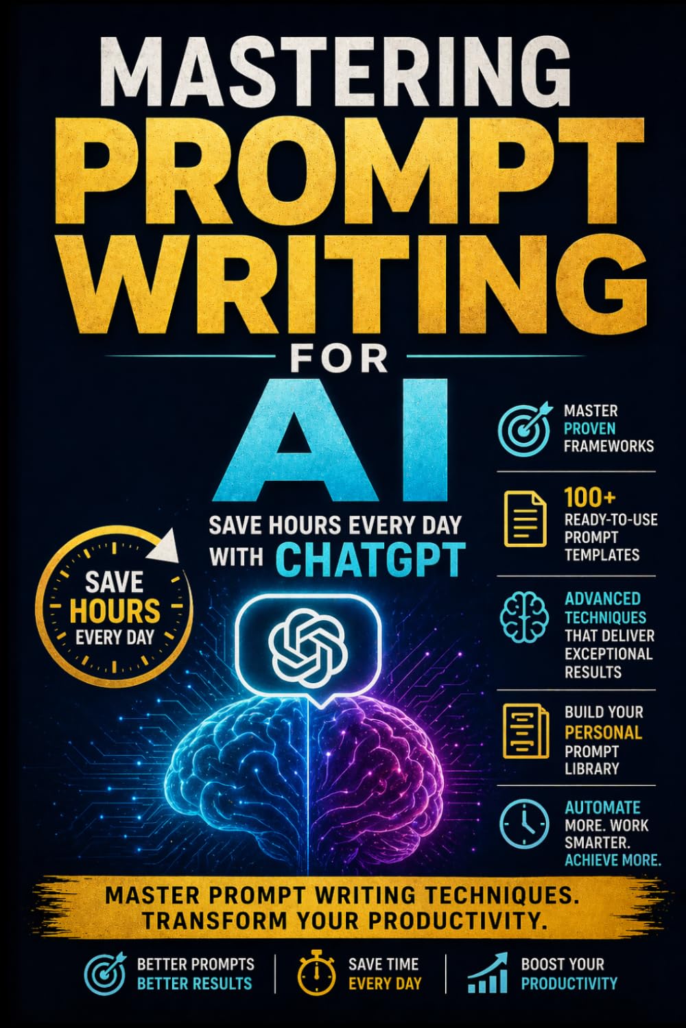 SAVE HOURS EVERY DAY WITH AI MASTER PROMPT WRITING TECHNIQUES