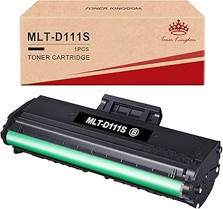 Toner Kingdom MLT-D111S MLT-D111L D111S D111L Toner Cartridge Replacement Compatible for Samsung Xpress SL M2020 M2020W M2022 M2022W M2026 M2026W M2070 M2070W M2070F M2070FW M2078W (1 Black)
