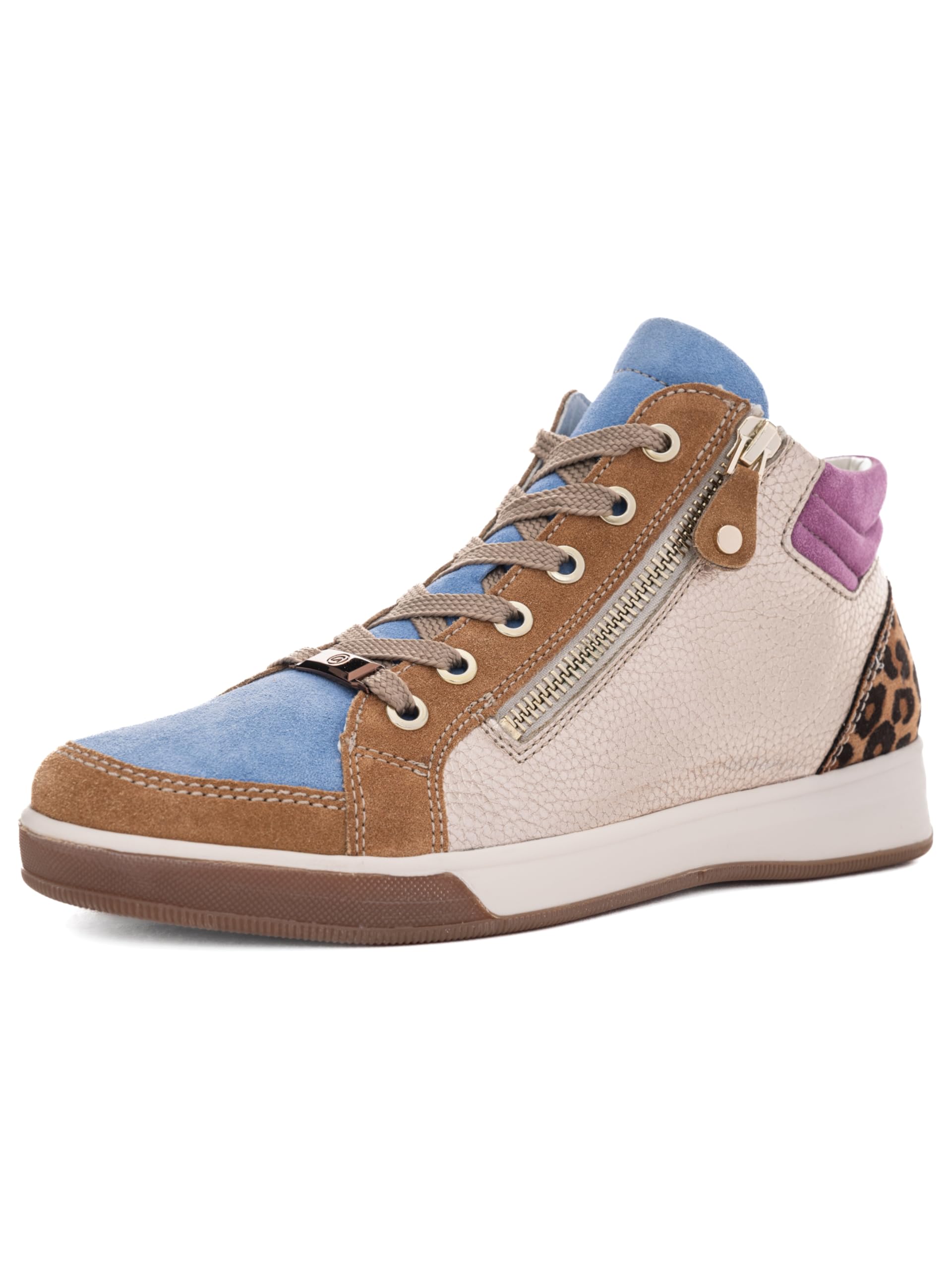 ARA Women's Rome Trainers, Biscuit Azzuro Sand Natural Orchid, 37.5 EU