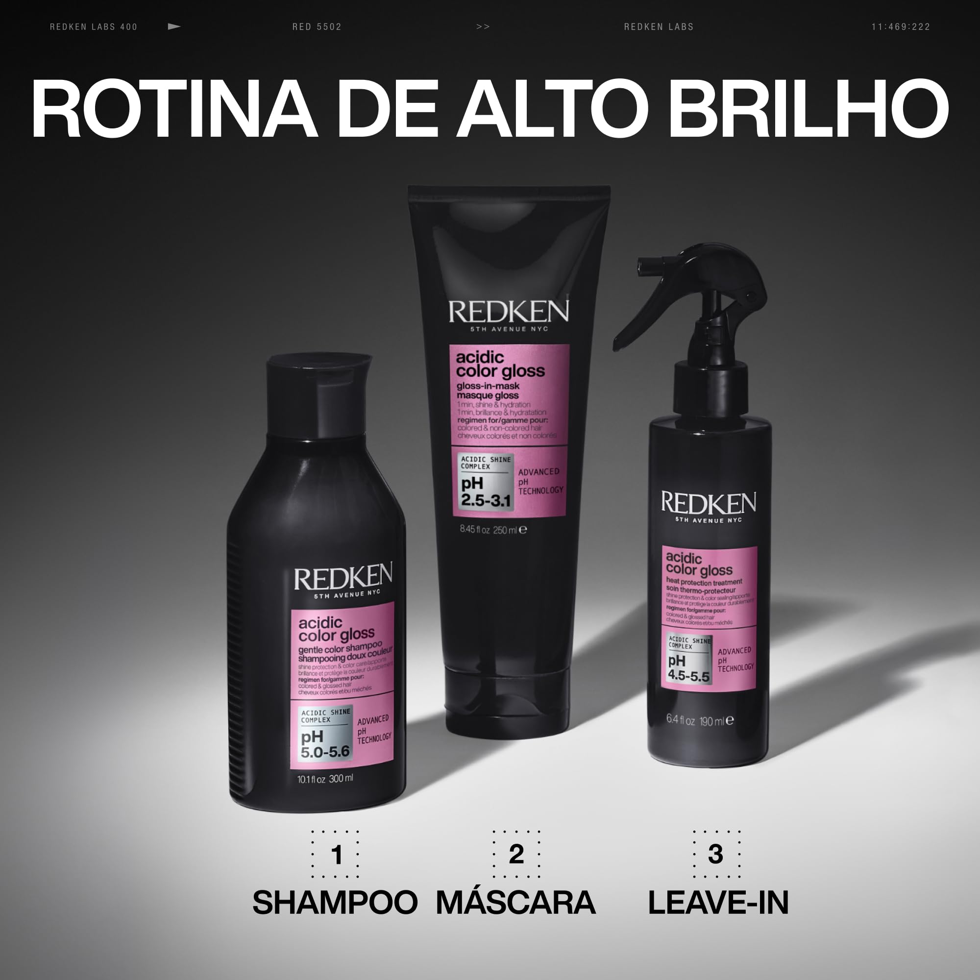 Redken Silikonfreie Haarmaske für intensive Feuchtigkeit & spiegelnden Glanz, Entfernt Rückstände und lässt das Haar strahlen, Cream-To-Gloss Technologie, Acidic Color Gloss Gloss-In-Mask