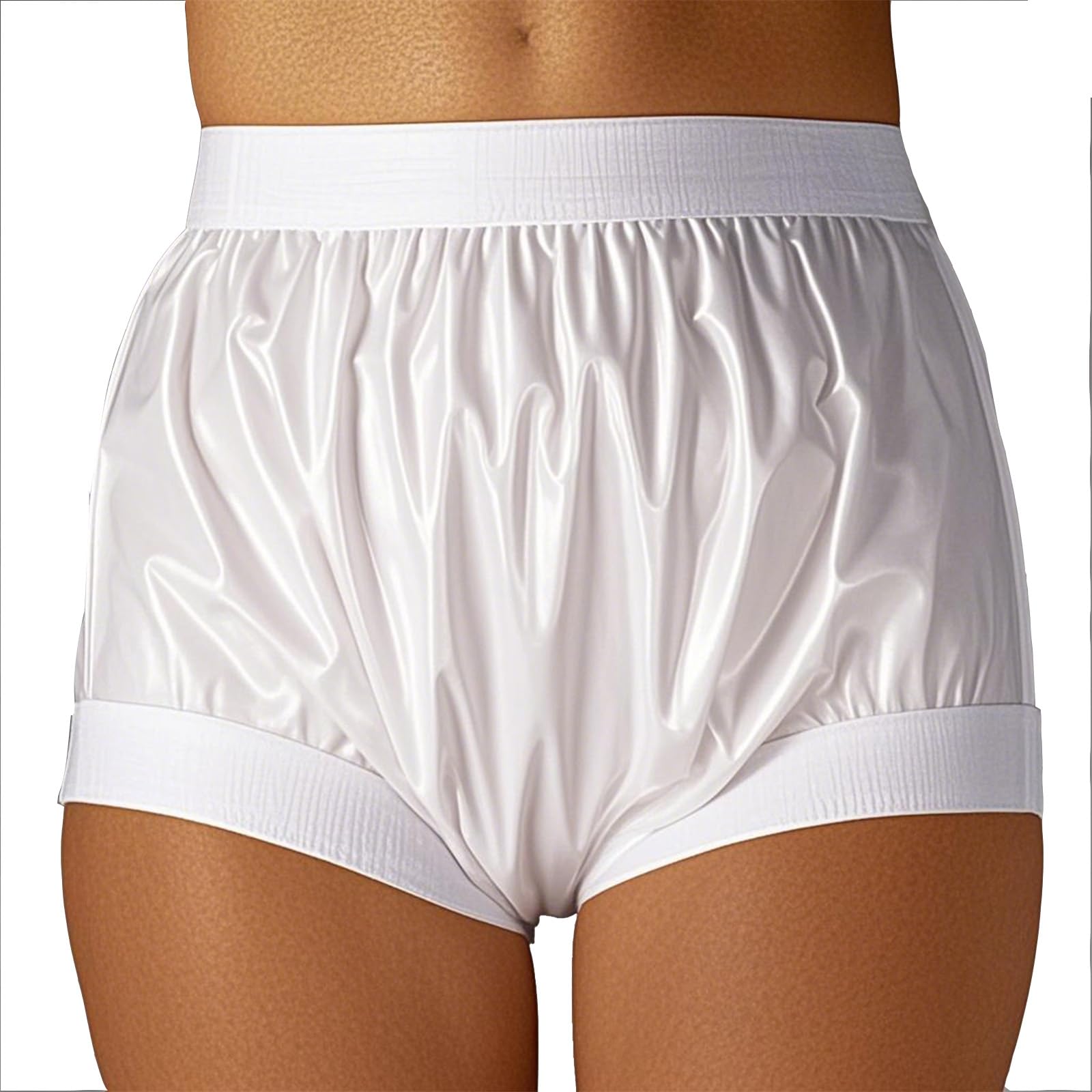 Plastic Pants for Adults with IncontinenceAdult Vinyl Waterproof Pull-On-Cover Incontinence PantsWaterproof and Reusable Elderly Diapers Soft Suitable for Adult Men and Women product thumbnail 2