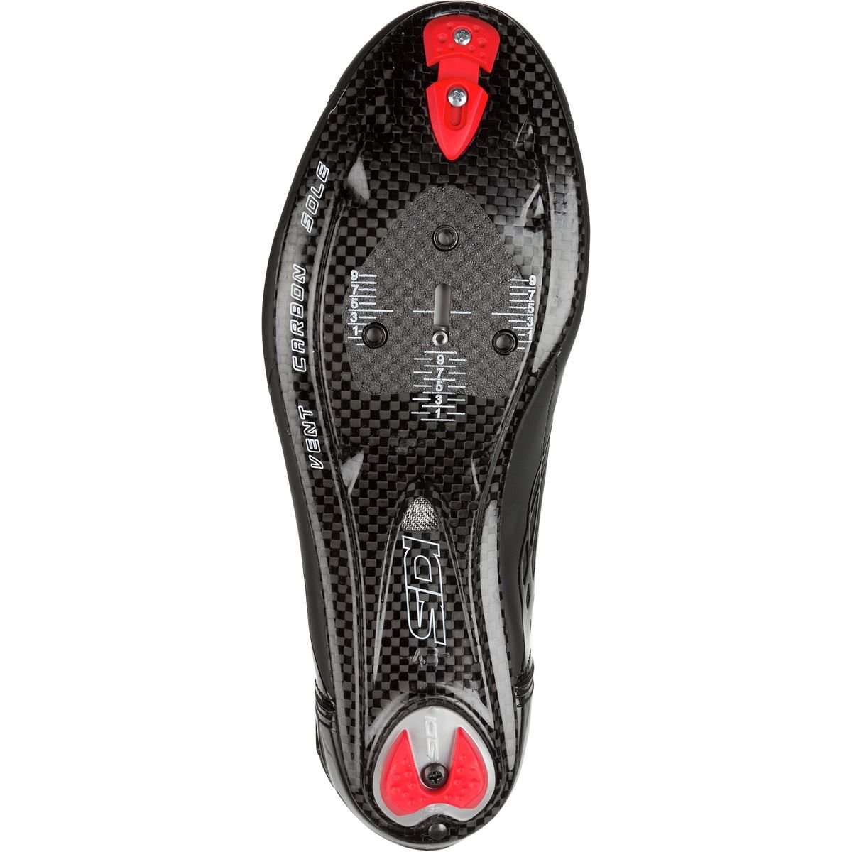 Sidi Men's Shot Vent Carbon Cycling Shoes Black/Black 45 : Amazon