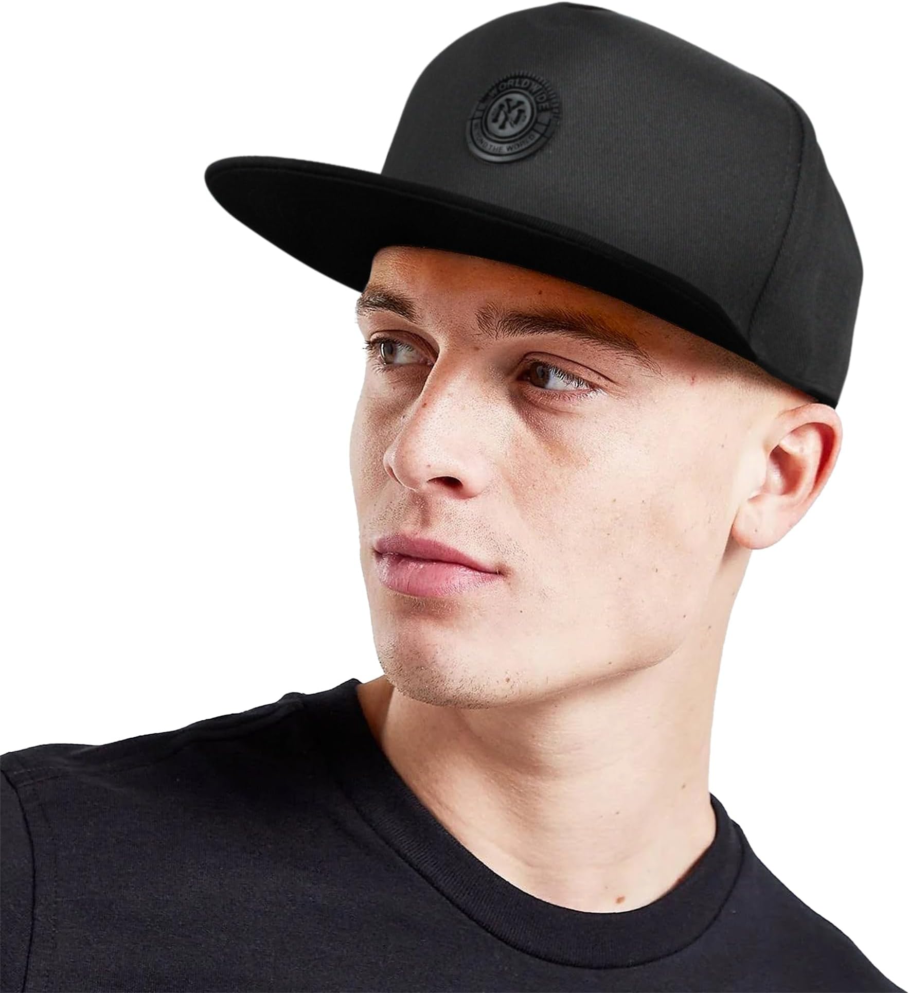 Comfortable Polyest Unisex Hip Hop Stylish Graffiti Printed Cap with Adjustable Snapback Closer for Men and Women, Newyourk Black, Free Size