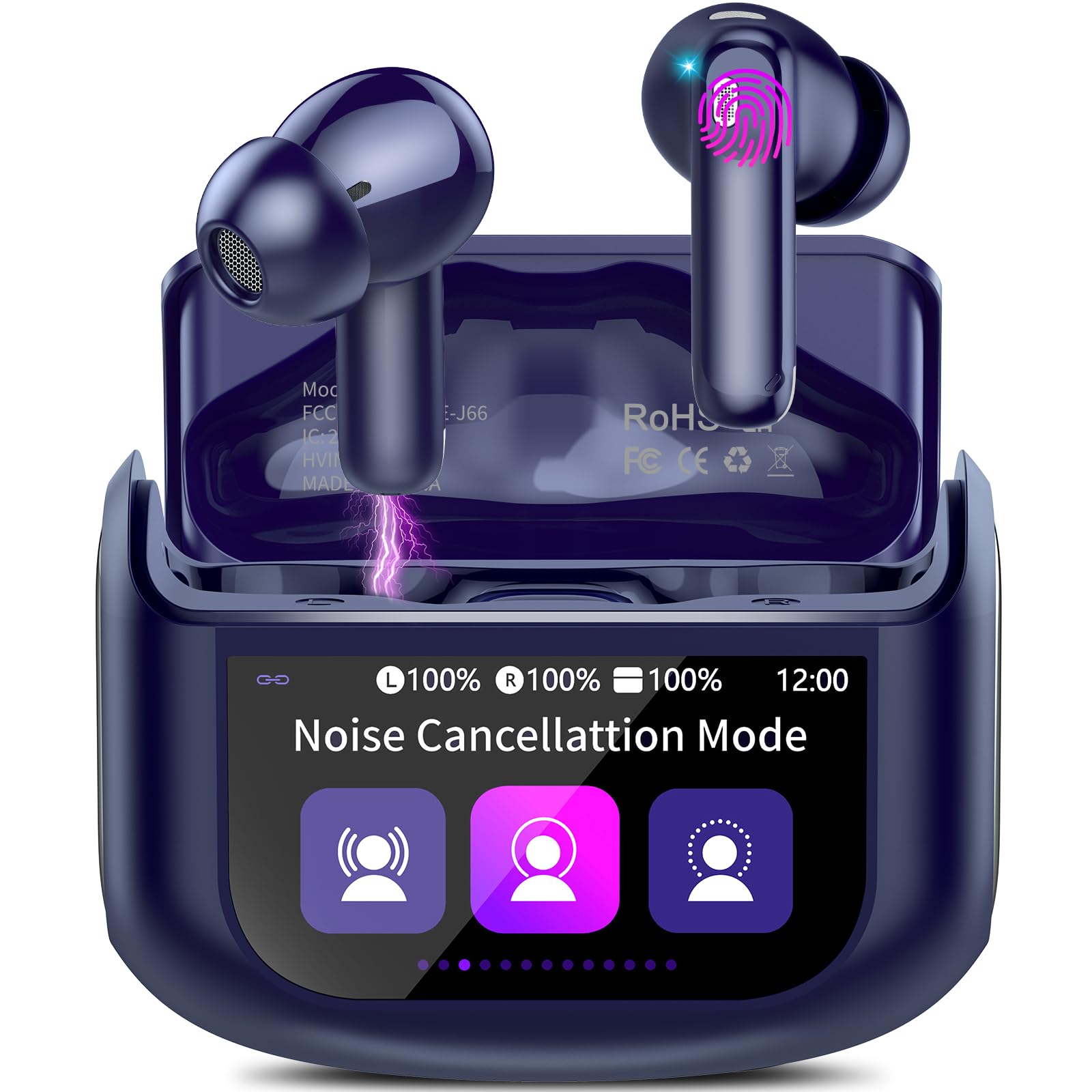 Amazon.com: QXUFV Wireless Earbuds, Bluetooth 5.4 Headphones Multi