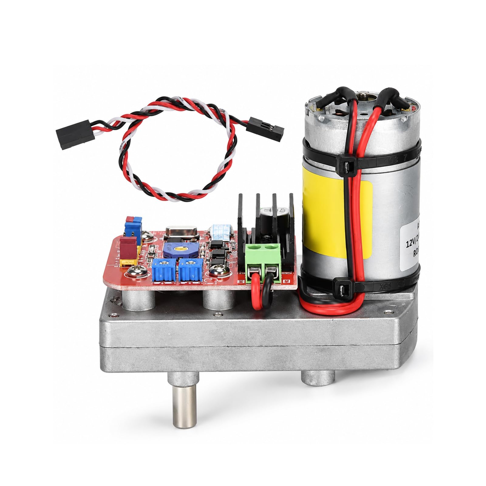 Servomoteur, Servomoteur de Robot en Alliage D'aluminium Couple élevé 380kg 24V, Compatible avec Les Systèmes à Distance, pour Futaba, JR, Hitec, Robot, Bras Robotiques, RC