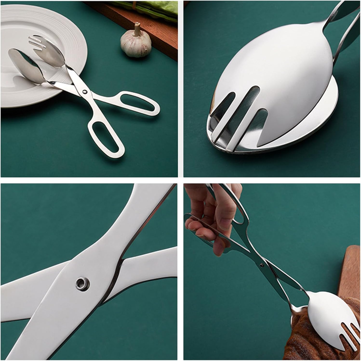 Ergonomic Scissor Styles Serving Tongs Easily Grip Design Suitable for Effortless Food Handling Buffets and Salad Use Serving Tongs