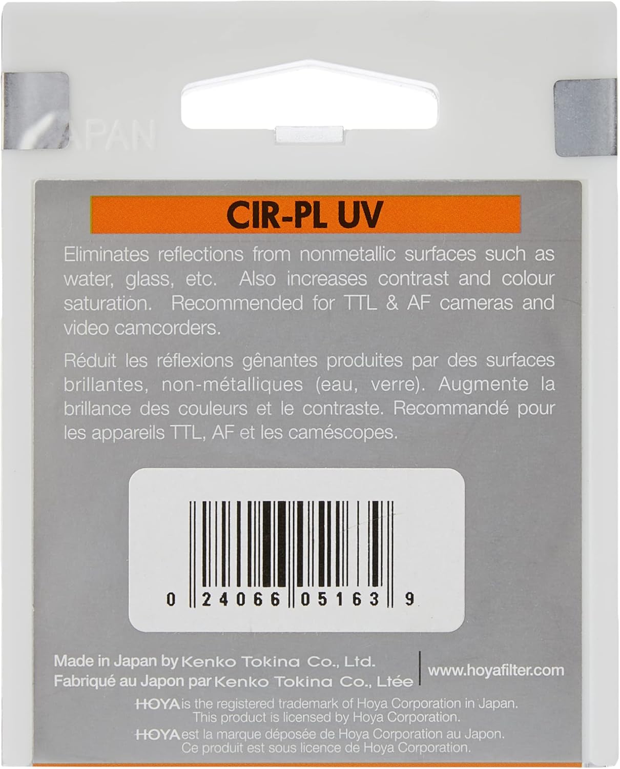 Hoya Circular Polarizer Filter (HRT CIR-PL UV) – 52mm Polarizing Filter with UV Absorbing Glass, High-Rate Transparency Film for Camera Lens – Multi-Coated Aluminum Frame & Water Resistant