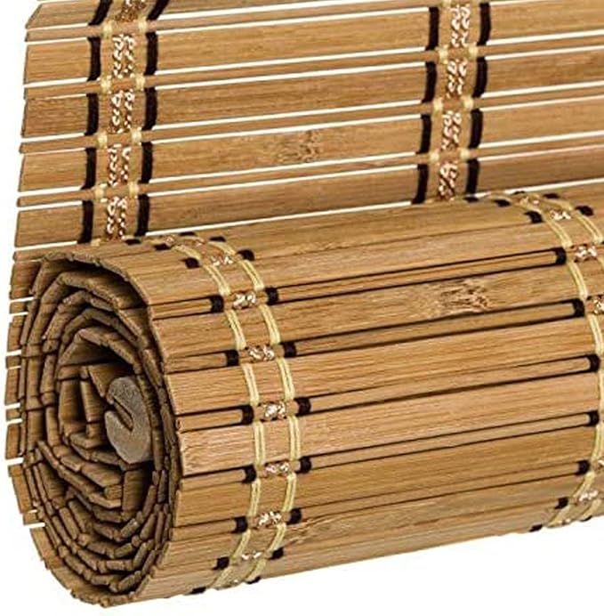 Amazon.de YUJIANHUAA Retro Bambus Rollo Jalousine Bambusrollo,Natur