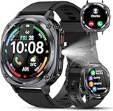 Military Smart Watches for Men&lpar;Answer&sol;Make Calls&rpar;&comma; 1&period;39" HD Fitness Watch&comma; 24&sol;7 Heart Rate Sleep Monitor&comma; Smart Watch for Men&comma;114&plus; Sport Modes&comma; IP68 Waterproof Smartwatch for Android iOS&comma; 30Day&comma; Black