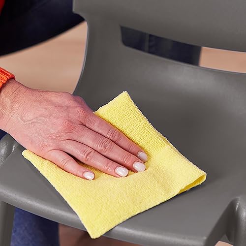 Miniatura 12 de ECR4Kids Silla Escolar Apilable de 12 Pulgadas de Plástico, Muebles para Aula, Gris, Paquete de 4 Gris,Azul,https://www.amazon.com/dp/undefined