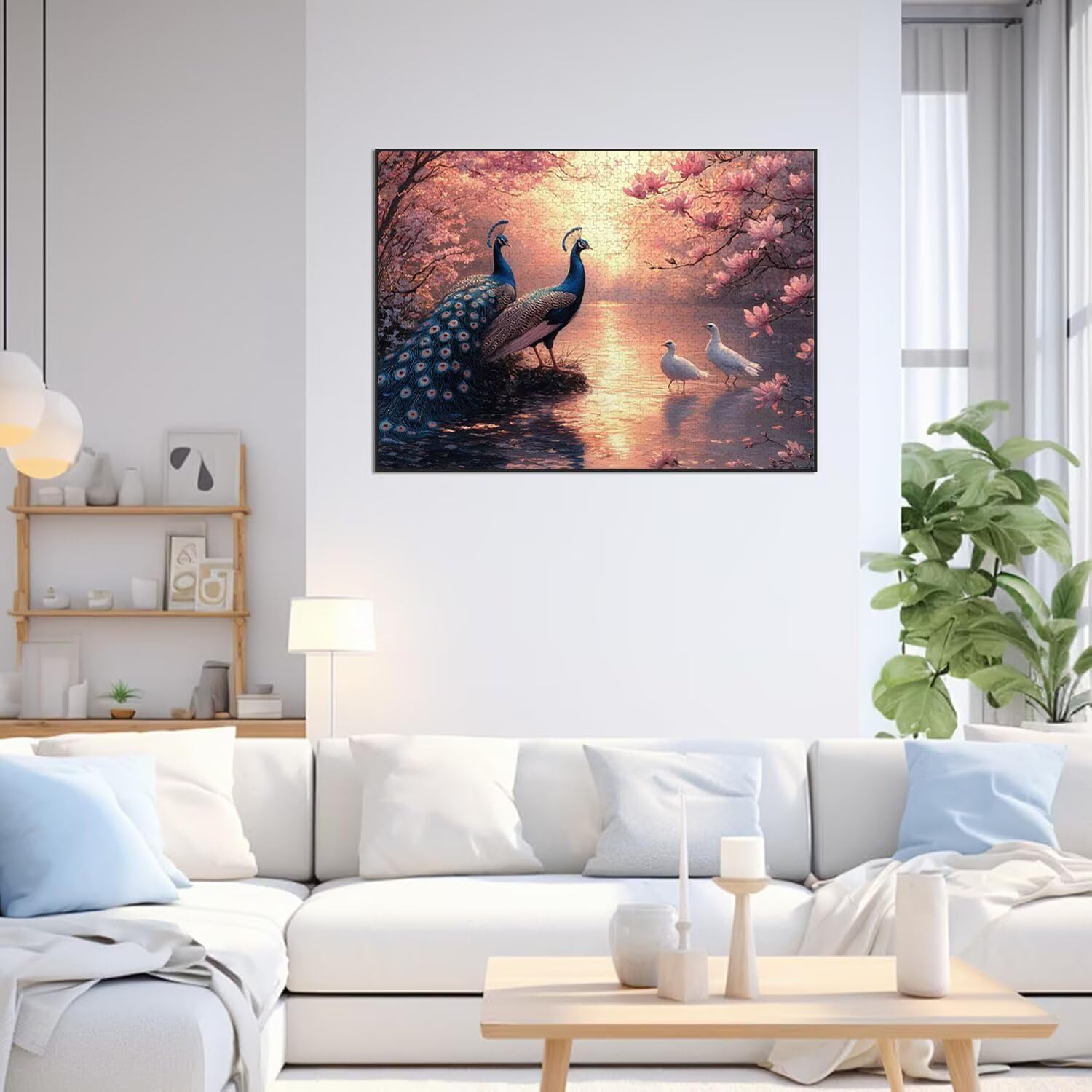Puzzle 6000 Pezzi Paone Puzzle Classici per Gioco Familiare, n-382 | Impossibile Puzzles, Intrattenimento Creativo, Rilassamento e Intelligence, Regalo per Amore e Amico, Decorazioni Casa, Fiori