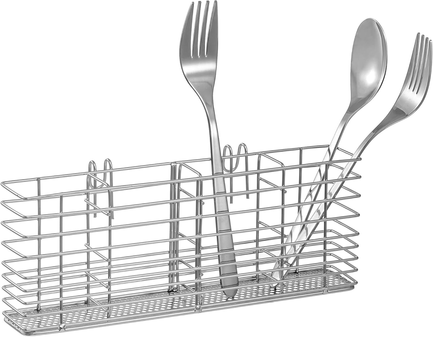 Slideep Stainless Steel Cutlery Utensil Holder Silverware
