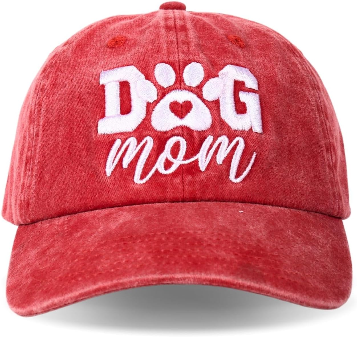 InnoBeta Dog Mom Cap for Women - Funny Adjustable Embroidered Hat Gifts for Birthdays, Christmas