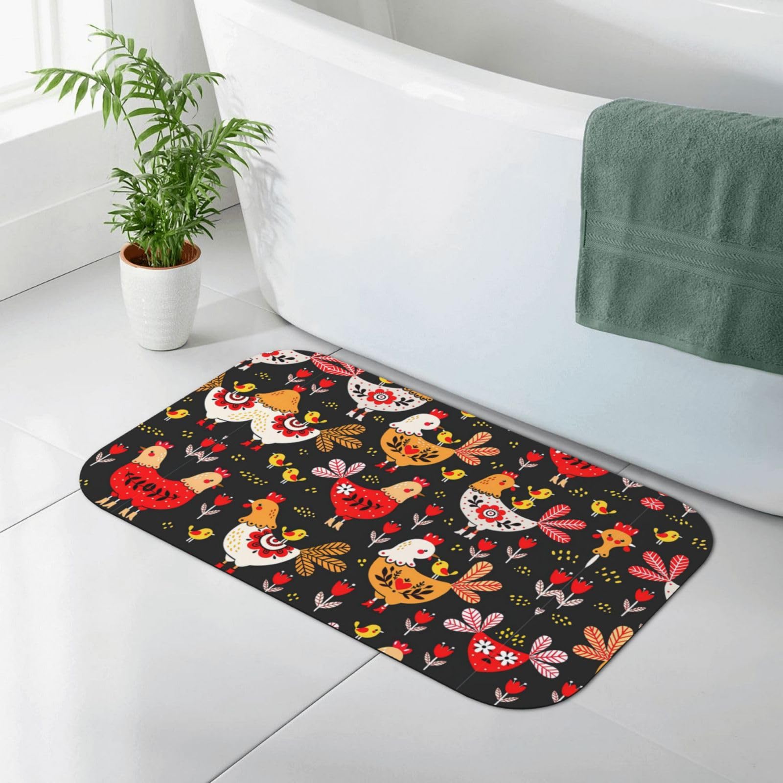 Alfombrilla de ducha de tierra de diatomeas suave tapete de baño antideslizante