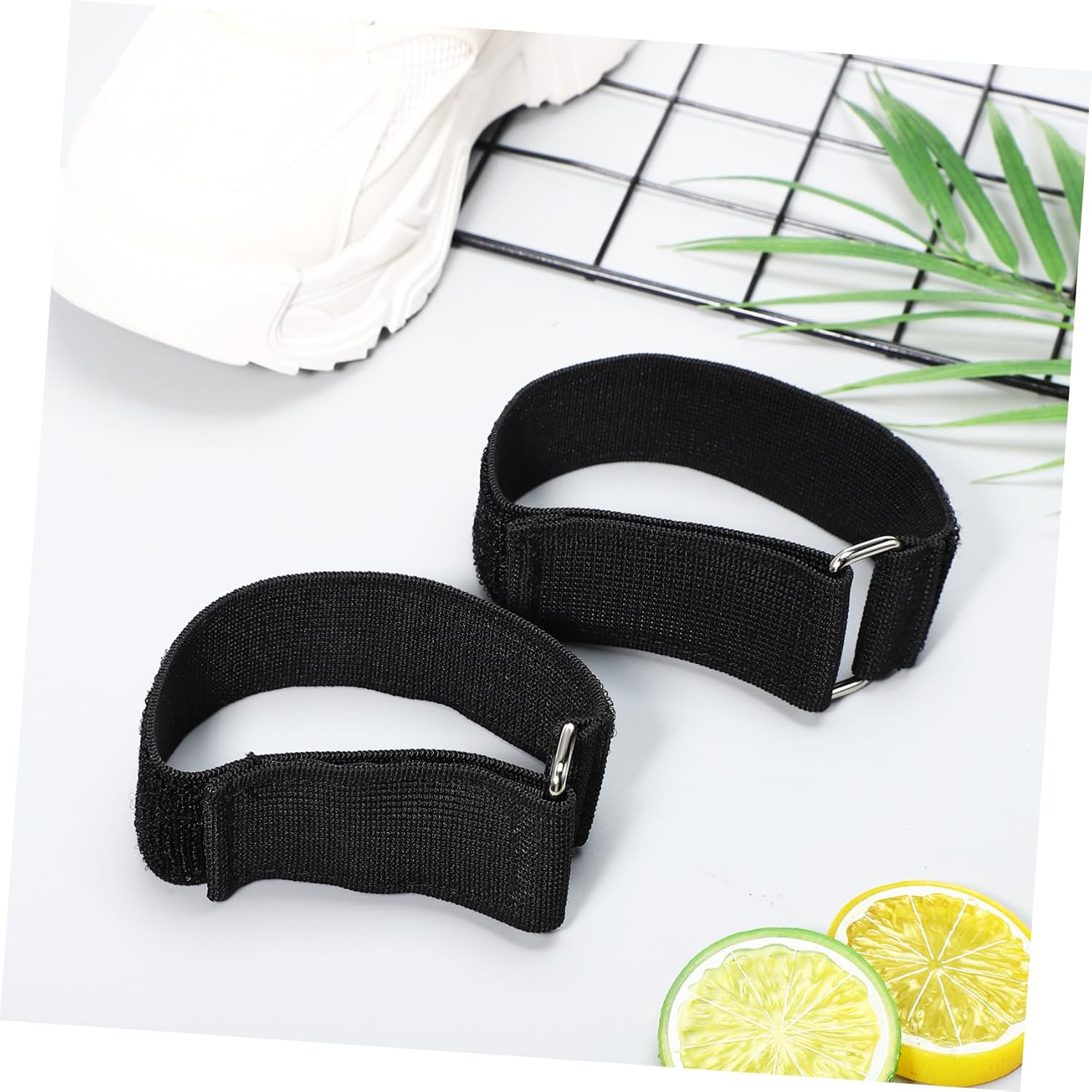 Mikikit Elastic Hook and Loop Straps Durable Fastening Ties for Cable Organization Storage Straps Buckles