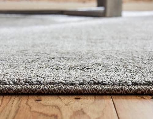 Miniatura 3 de Unique Loom La Jolla Collection Farmhouse, contemporáneo, botánico, tradicional, alfombra de área vintage, 8 x 10 pies, gris clarogris oscuro