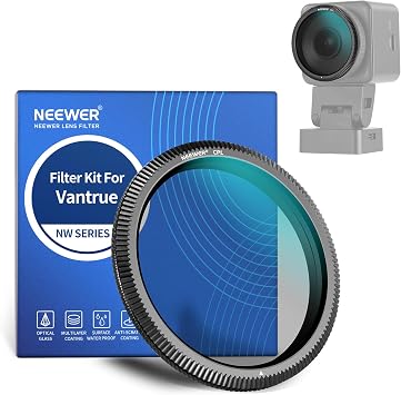 NEEWER 40mm CPL Filter Compatible with Vantrue N4 Pro N5 E1Pro E1 E2 E3 E1Lite S1 Pro N2X Dash Cam, Ultra Slim Circular Polarizing Adjustable Filter, Reduce Glare/Reflection, Enhance Contrast