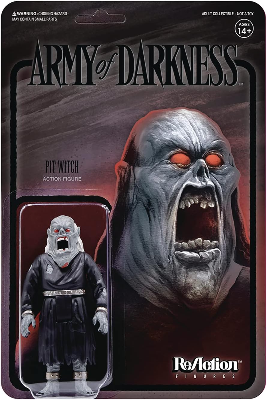 Super7 Army of Darkness Wave 2 Pit Witch Reaction Figure, Multicolor