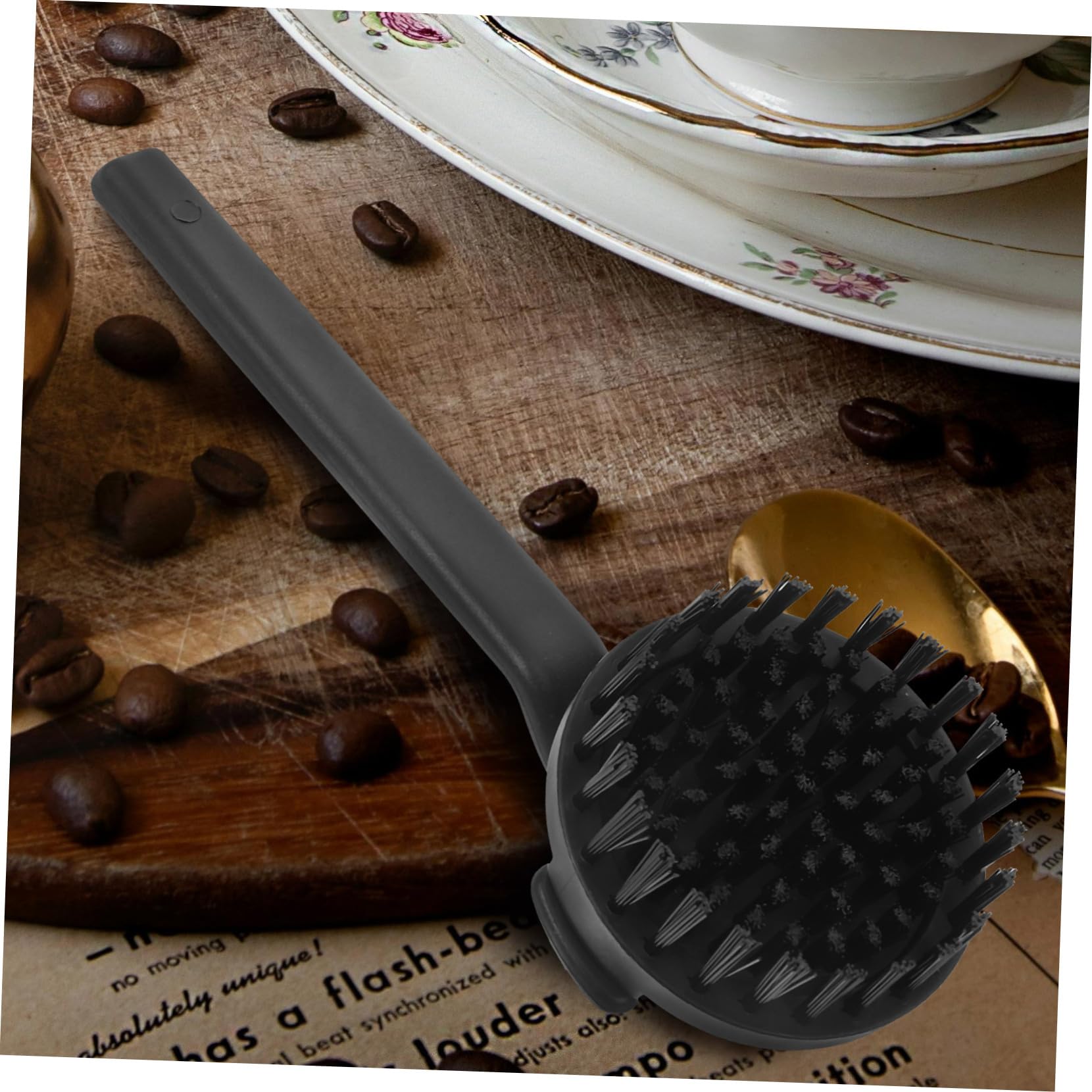 PRETYZOOM 5piezas Cepillo De Limpieza Para Cafetera Espresso Mango Cepillo De Nylon Para Accesorios De Café Para Limpiar Utensilios y Recipientes De Café