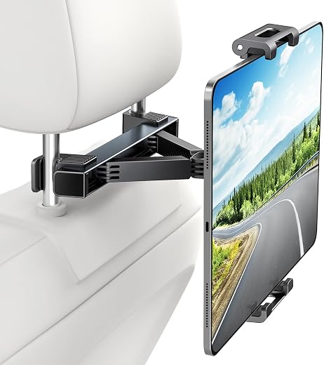 Uniwit Car Backseat Headrest Mount/Holder-Car Trip Essentials for Kids,360°Rotation,Compatible for Tablet/iPad,Samsung Ta... - Buying Guide