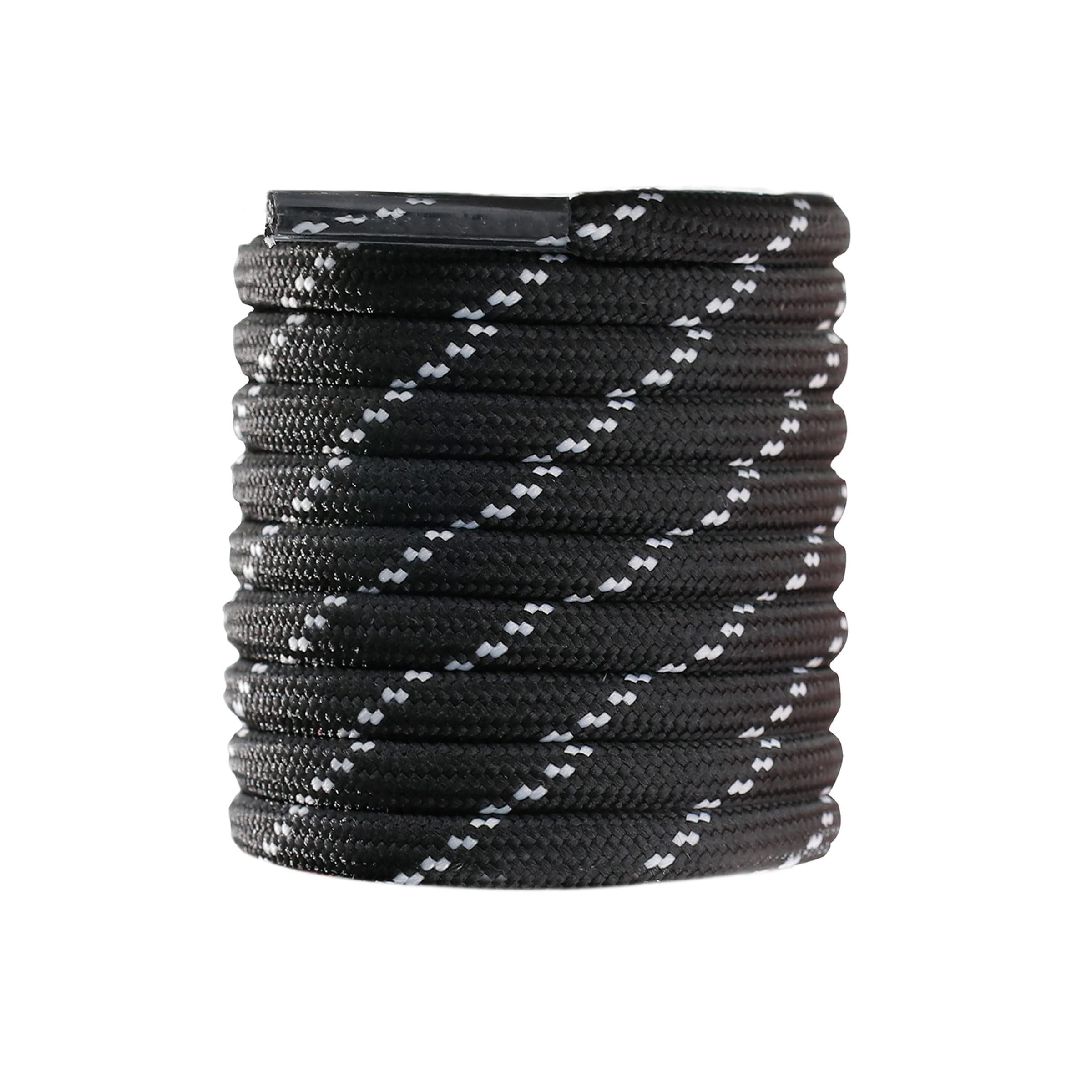 CCSOFTIME Round Work Boot Laces - Heavy Duty, Thick Replacement Laces for Men, Women, Adults - Walking, Hiking, Steel Toe, Safety, Hunting Boots — view 12