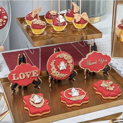 Miniatura 5 de Sijiangmold Moldes de silicona para coronas de rosas guirnalda de flores molde para fondant para bodas fiestas de San Valentín decoración de