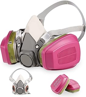 Respirator Mask with 60926 Filters,Half Facepiece Reusable Gas Respirator Mask,Spray Paint Mask for Gases,Vapors,Dust