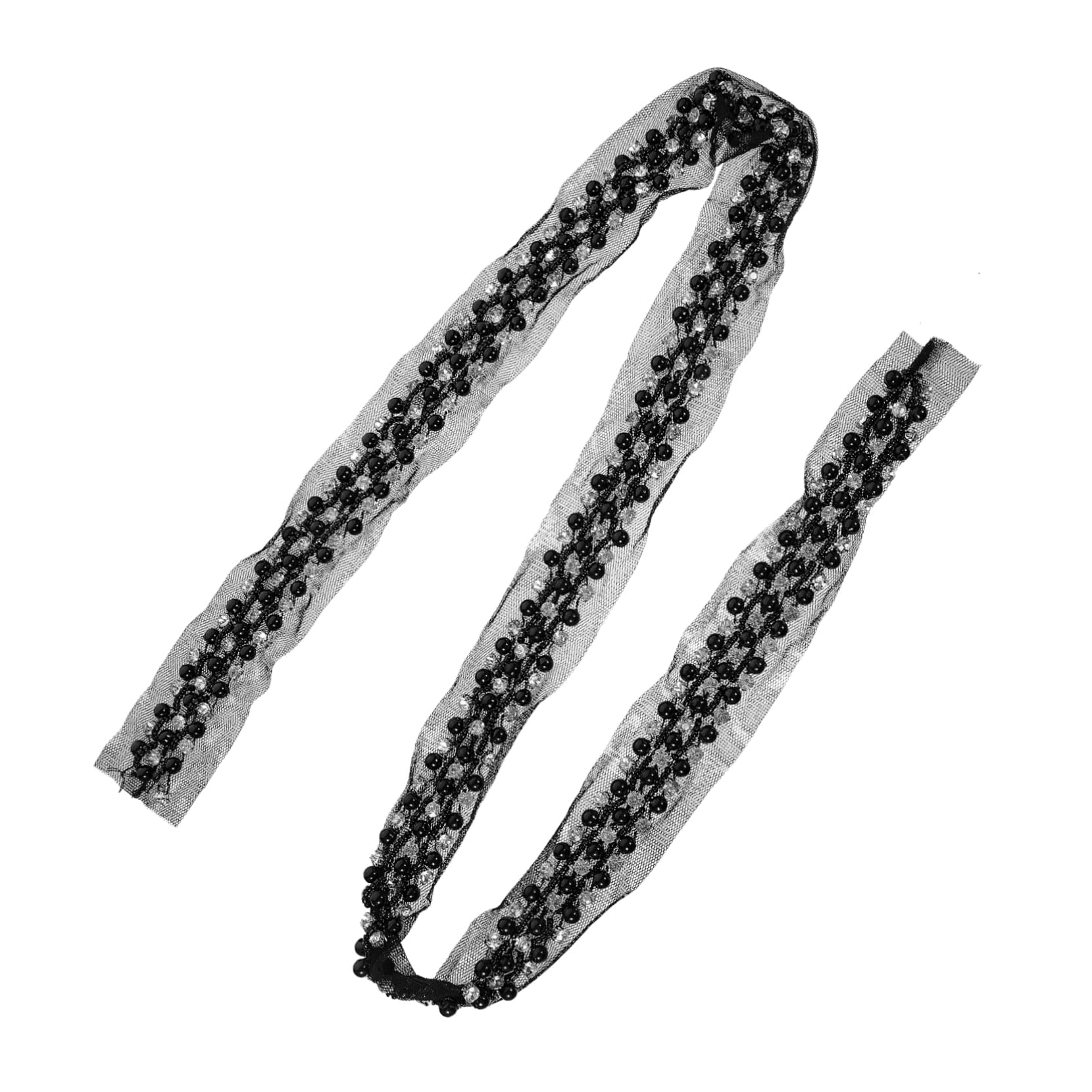 NUOBESTY 5piezas Cinta De Encaje Perlas Para Costura Adorno Decorativo Para Ropa Manualidades y Bodas Perlas